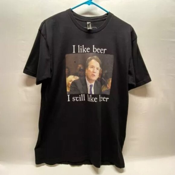 Pat McAffe Show I Still Like Beer Shirt Adult Large Next Level Apparel Black NL - Picture 8 of 8